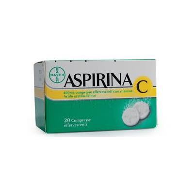 BAYER Aspirina C 400mg+240mg Acido acetilsalicilico 20 compresse effervescenti